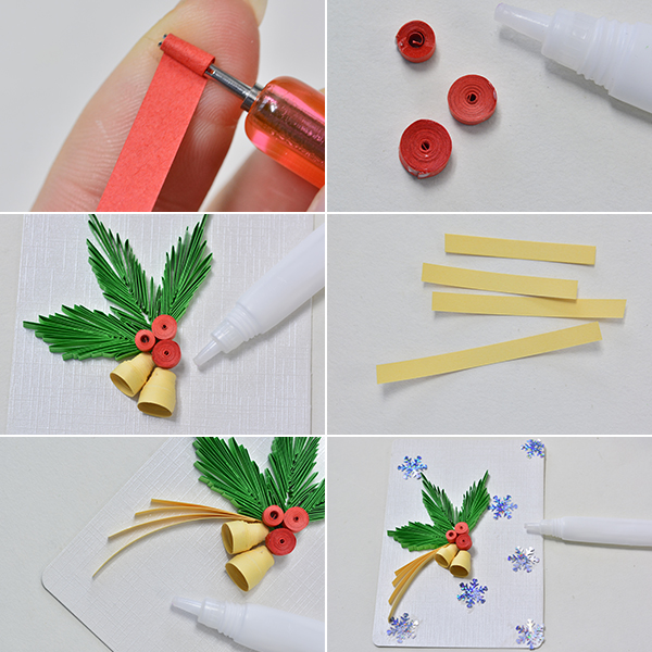 How to Make a Quilling Paper Christmas Card  Fashion 