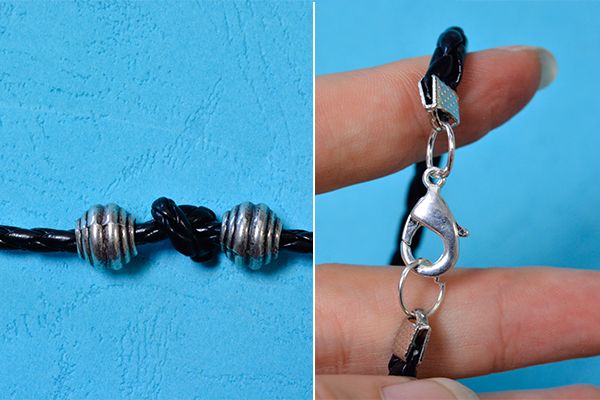 Valentine’s Day Gift Ideas – Cool Black Leather Cord Bracelet for Men (3)